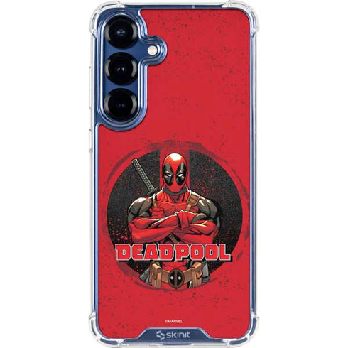 Marvel Deadpool Wade Wilson Galaxy S25 Clear Case
